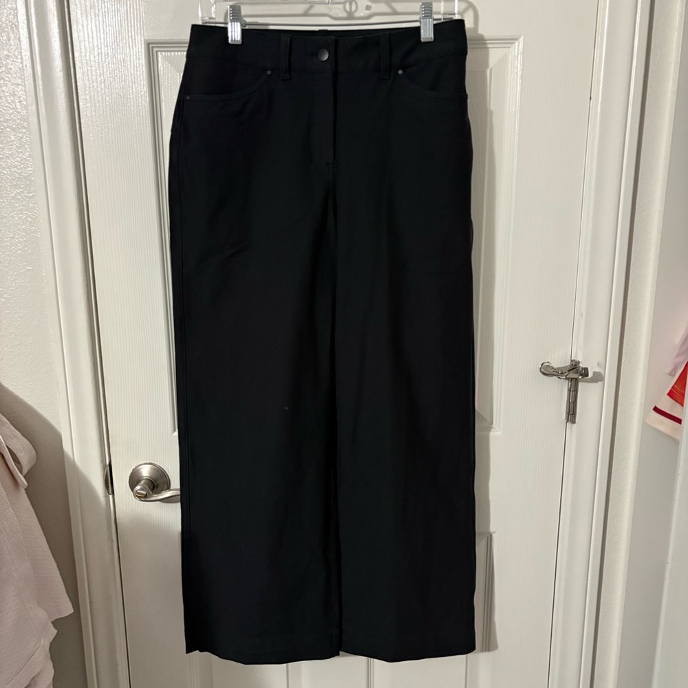 Lululemon City Sleek 5 Pocket Wide Leg High Rise Light Utilitech W5ENJS Pants 28